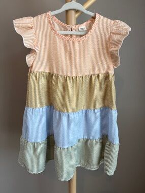 ⭐️⭐️PICK 5 / $20 Shein Ruffle Tiered Toddler Girl Dress 4T